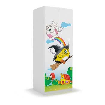 酷漫居 高档家具 麦咭小怪兽 衣柜 家具品牌 儿童家具 维尼黄 三门衣柜