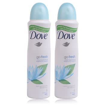 Dove多芬女士止汗香体喷雾 清爽莲花 150ML 两支 1421
