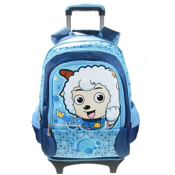 （迪士尼）拉杆书包学生拉杆书包小学生书包 0019 深蓝