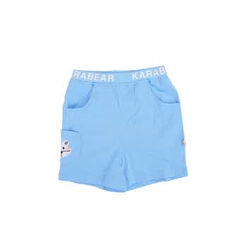 卡拉贝熊 男童 婴儿 童装 夏装 新款 趣趣熊 宝宝短裤 41132010 粉蓝 110cm
