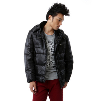 蓝冰 男 2D面料大众面包款 短款 羽绒服 ^@^BB50030 黑色 185/XXXL