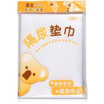多康贝舒隔尿垫巾100入无纺布一次性尿垫 隔尿片