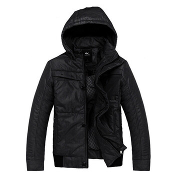 神州骆驼 2012新品 男款棉服 EC8866 黑色 XXXXL