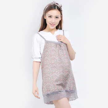 宝宝金盾防辐射服 防辐射孕妇装四季通用款银纤维 L/XL68002圆点 碎花 XL
