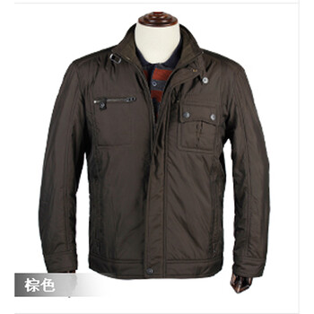 Earthcamel/神州骆驼2012冬装新款男士棉服休闲外套厚男M90711 军绿色 XXXL