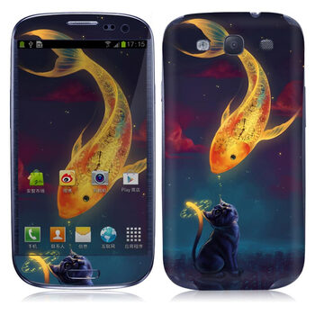 IdeaSkin 三星 I9300 Galaxy SIII / I9308 / I939 皮肤 月亮鱼 外壳保护套皮贴膜 DCUD122185