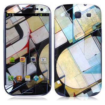 IdeaSkin 三星 I9300 Galaxy SIII/I9308/I939 皮肤 线性色 外壳保护套皮贴膜 DCUC932131