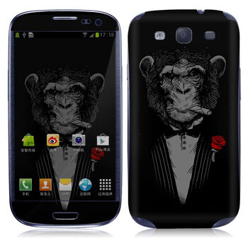 IdeaSkin 三星 I9300 Galaxy SIII/I9308/I939 猩猩大佬 外壳保护套皮贴膜 DCUC081923