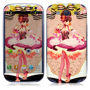 IdeaSkin 三星 I9300 Galaxy SIII/I9308/I939 粉魅力 外壳保护套皮贴膜 DCUC011865