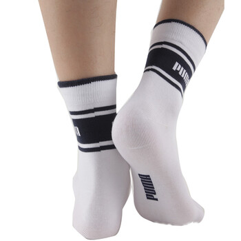 PUMA 彪马 提花休闲男士 短款袜子P1157005 漂白-靛蓝 25-27cm