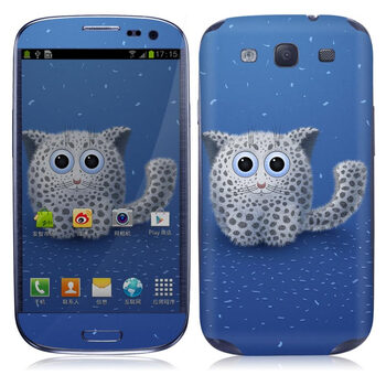 IdeaSkin 三星 I9300 Galaxy SIII/I9308/I939 雪豹 外壳保护套皮贴膜 DCUA750484