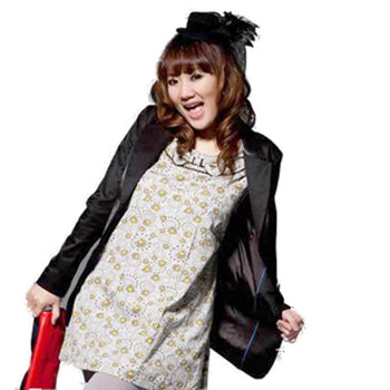 添香60322防辐射服孕妇装 电磁波防护印花马甲裙（薄型）
