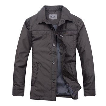 帝牌男装 2012秋季新款 商务夹克男翻领夹克外套男212535 军绿31 185/100(XXXL)