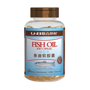 联合邦利 深海鱼油软胶囊100粒 调节三高，提高记忆力