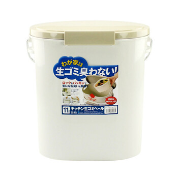 ASVEL 高品质带盖双层垃圾桶(附内胆)11L 6326
