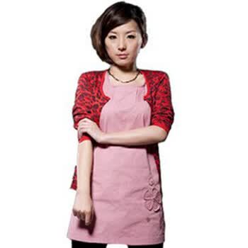 添香60338防辐射服孕妇装 电磁波防护立体拼花收放马甲 粉红 XL