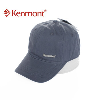 kenmont凯蒙特帽子春夏户外防晒大沿遮阳棒球帽子km-0452 深灰色