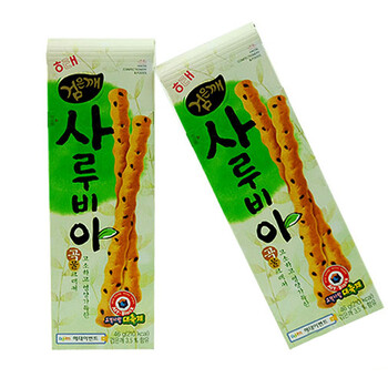 海太巧克力芝麻棒 韩国进口食品 46g*4