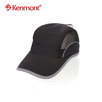 kenmont凯蒙特帽子春夏户外防晒防紫外线遮阳男士棒球帽子km-0416 黑色
