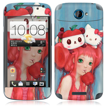 IdeaSkin HTC One S/Z560e 皮肤 咬苹果的女孩 外壳保护套皮贴膜 DBYC232084
