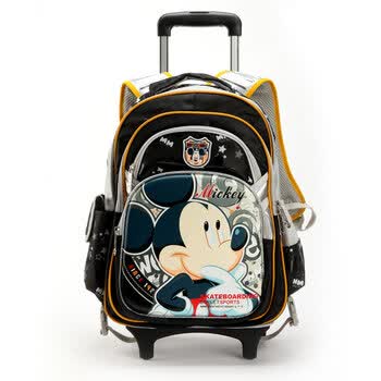 Disney/迪士尼米奇米妮减负包 儿童拉杆书包SM80308 黑色 1