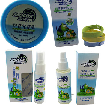 迈洁斯神奇紫草膏20g+柠檬草清透防蚊液30ml+金银花祛痱花露水70ml+3条驱蚊手环