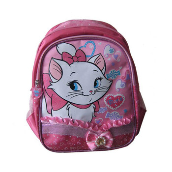 迪士尼/Disney 玛丽猫幼儿小书包 学前班书包R0037 新品惊喜直降！ 玫红