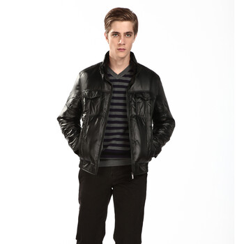 波司登男装时尚羽绒服1192-08015 N001(黑色) 52A(185/100)