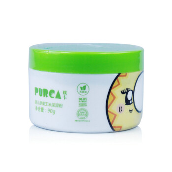 PURCA璞卡0-4岁婴儿舒爽玉米尿湿粉90g