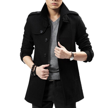 TUOYI2012冬季新款男士毛呢大衣<em>男</em> 韩版时尚