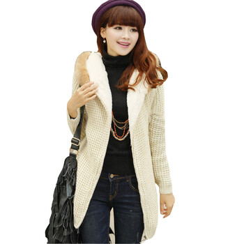 TUOYI2012冬季新款<em>女式</em>加绒<em>卫衣</em> <em>加厚</em>针织开