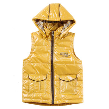 海威迩WHALE'C童装 <em>男童棉马甲</em>116733 果黄