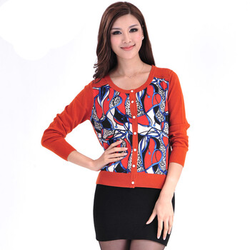 嘉璐莲 秋冬款女装欧美风圆领<em>短款开衫</em>小<em>外套</em>