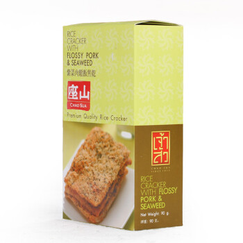 泰国进口座山牌肉松米饼90g*3盒 