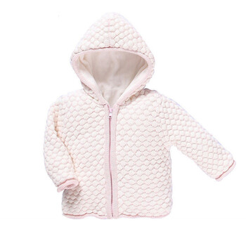 宝莱 ANBOLY 婴幼儿女童宝宝抓绒开衫<em>编织毛</em>