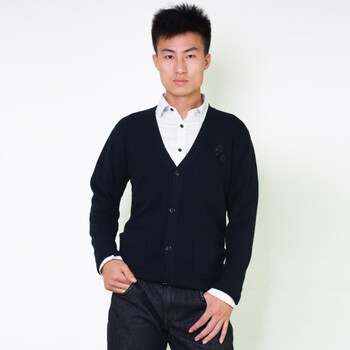 SunnyWell 森迪维尔 男士休闲<em>开衫</em> 送<em>搭配围巾</em>