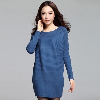 卓雅玛 2012<em>秋冬</em>新款<em>女士</em>针织衫中长款时尚编