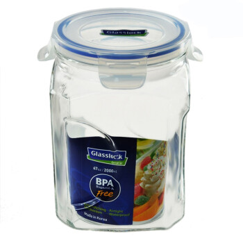 三光云彩GLASSLOCK 2000ML玻璃保鲜罐玻璃密封保鲜罐IP592