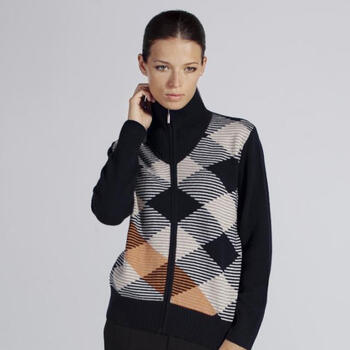 春竹 100%纯<em>羊绒</em>衫 <em>女加厚</em>拉链<em>开衫</em> RSA130