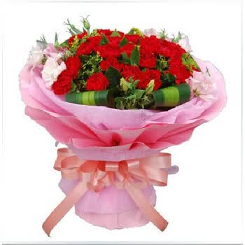 鲜花卡通礼品33朵红玫瑰花 精美包装 送<em>女友</em> 生