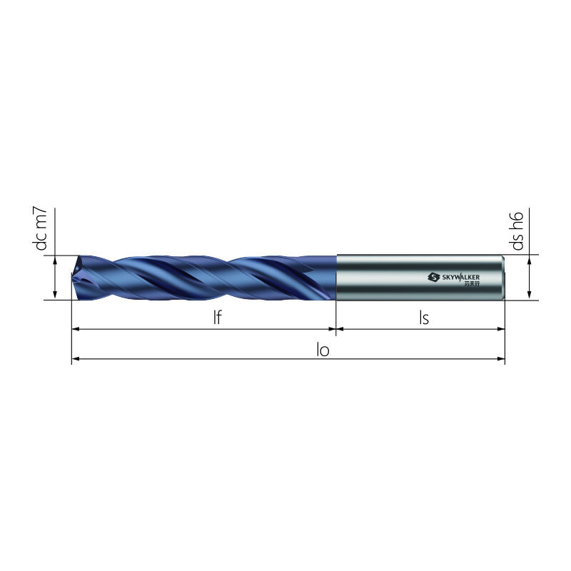 刃天行整硬合金钻头 PD3S121110 外冷 3D系列 四刃带设计 SKYWALKER
