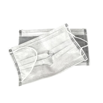 安美尚（ams） 一次性活性炭口罩防尘防异味防飞沫 四层活性炭口罩 1盒50个