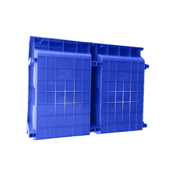 海斯迪克 组合式零件盒 塑料元件物料盒货架螺丝盒 HC7蓝180*120*80mm（3个起售）