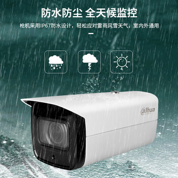 大华dahua监控摄像头 600万POE供电网络高清摄像机 电动变焦红外夜视 DH-IPC-HFW4631F-ZSA 镜头2.7mm~13.5mm
