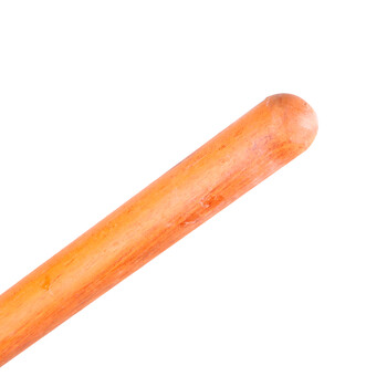 康丽雅 K-1257 槐木杆配件 铁锨杆耙子杆雪铲把木柄实木把 1.4米红黄色