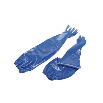 Honeywell 霍尼韦尔 NK803ES 长袖丁腈防化手套 60cm 9码（L码） 1双 定做