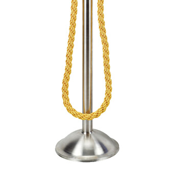 南 HCLG-W 半圆底栏杆座 砂钢 隔离带护栏杆警戒围栏银行排队立柱