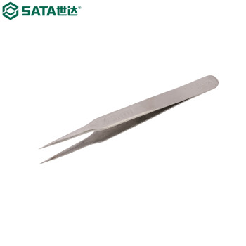世达（SATA）03105 微尖头镊子115MM