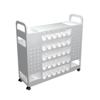 兰诗（LAUTEE）DA2103 雨伞收纳架雨伞桶放置筒 单桶+5层4孔   放20~30把伞