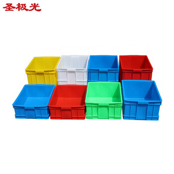 圣极光周转箱653*435*160仓库仓储箱工厂塑料物流箱可定制701660